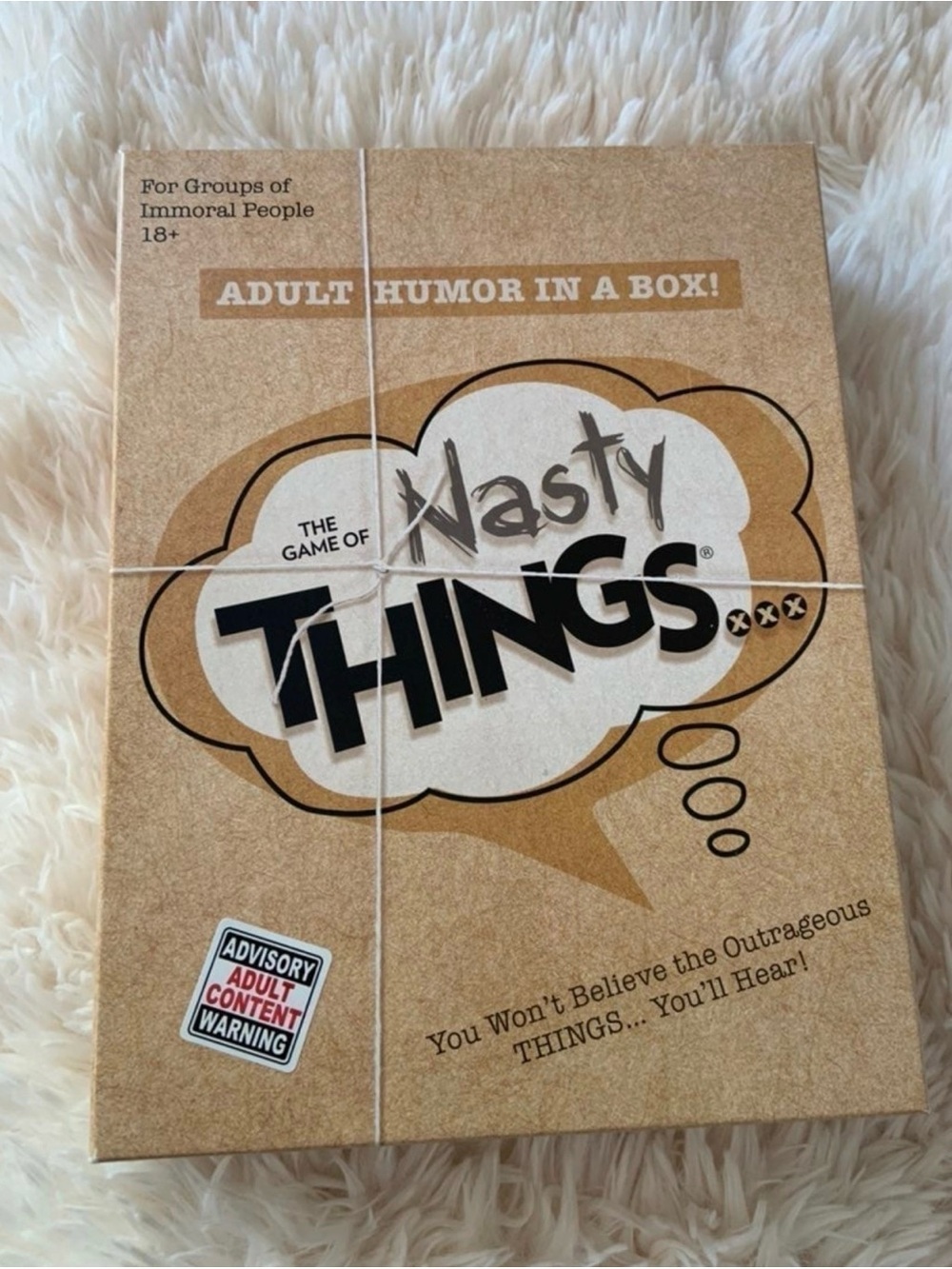 THE GAME OF NASTY THINGS BOARD GAME PARTY GAME